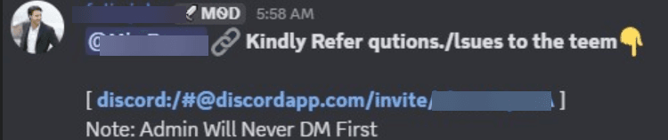 Scam detection example